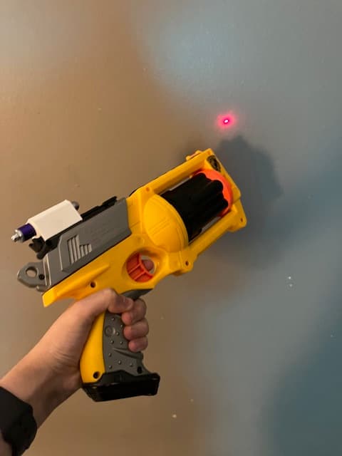 nerf laser mount 3d model