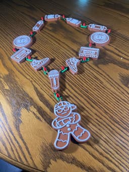 Gingerbread Chain 3d model