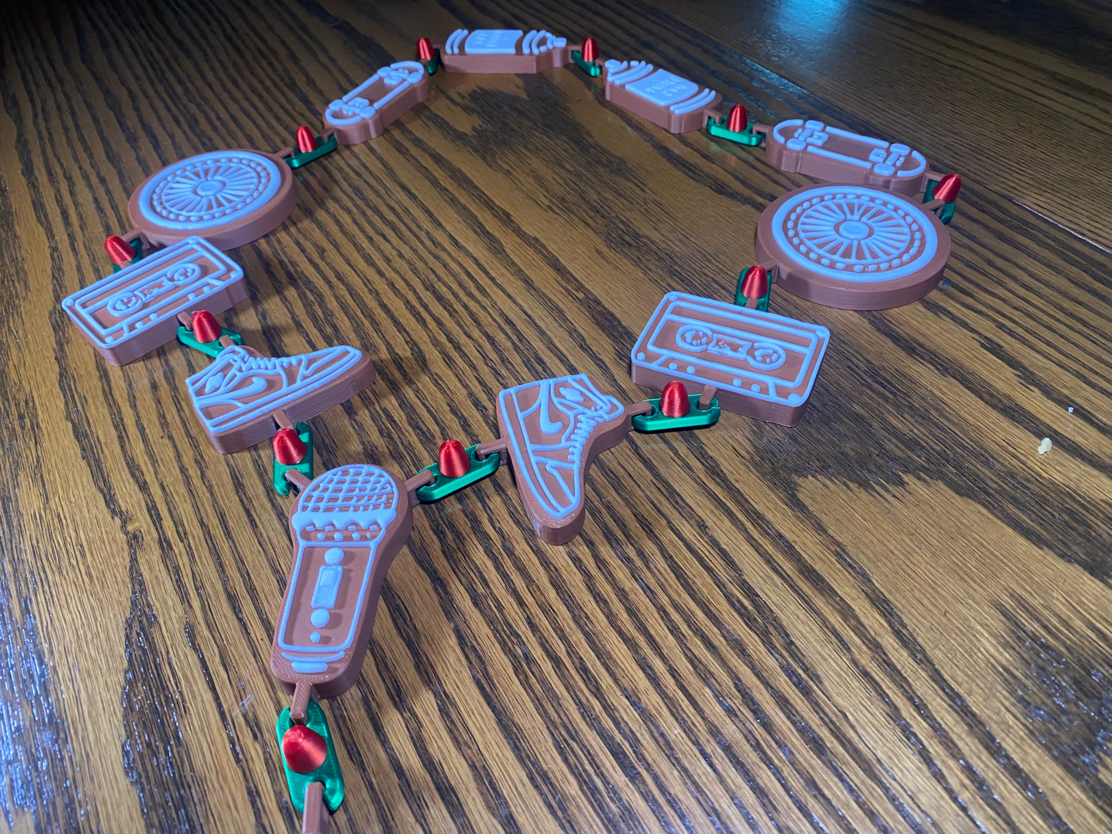 Gingerbread Chain 3d model