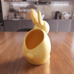 Bunny Container - Easter Desk Organizer 3d model