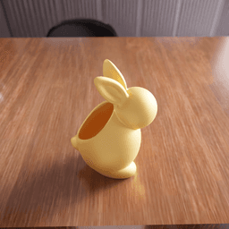 Bunny Container - Easter Desk Organizer 3d model