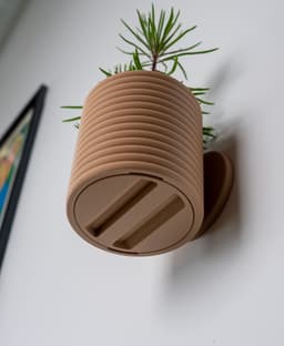Planter with Hidden Drip Tray - Poppy 2 3d model