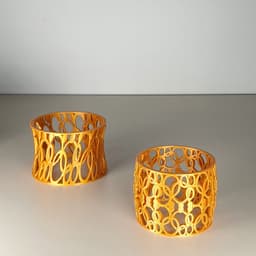 Circles Bracelet 1 Easy Print 3d model