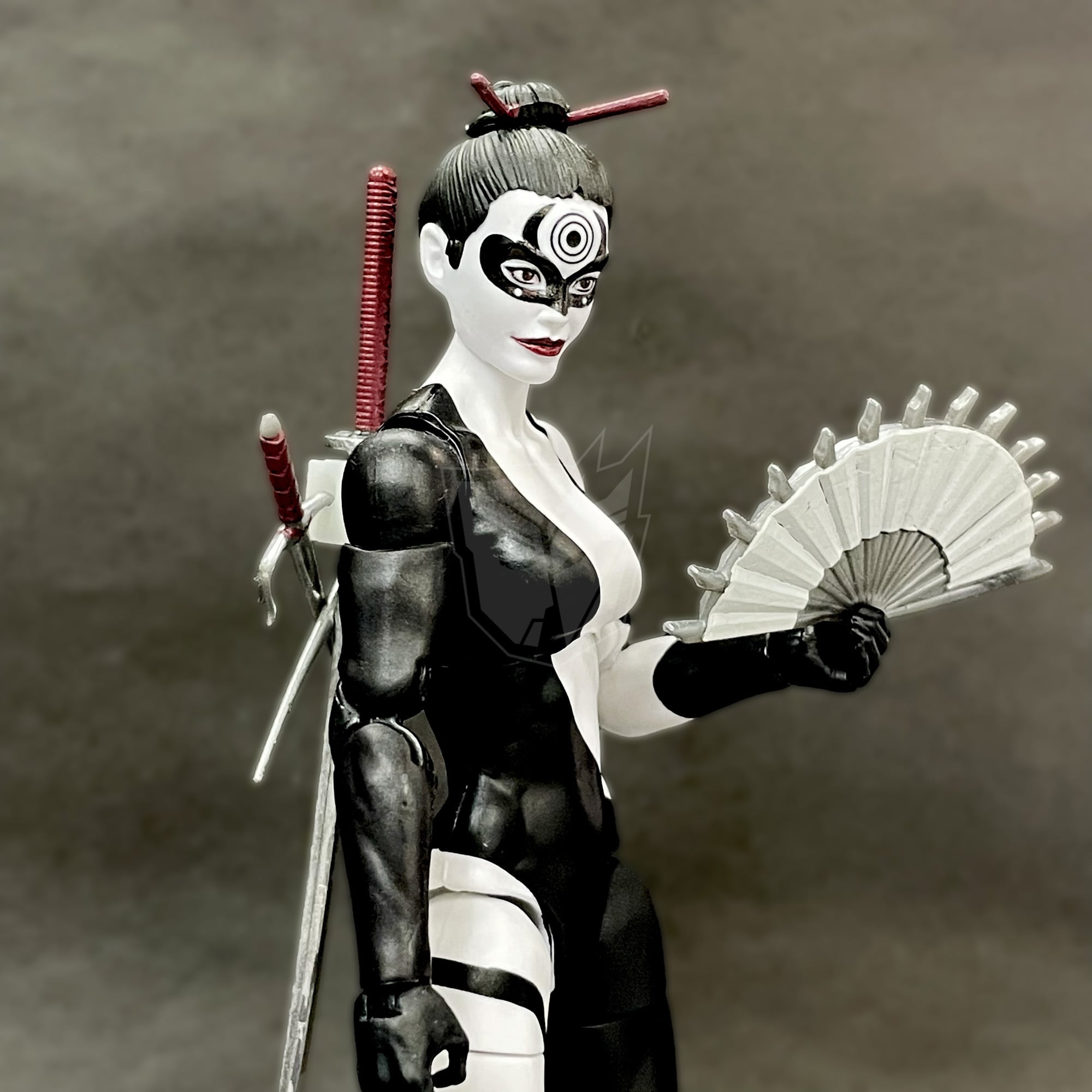 Marvel Legends Lady Bulleye Back Connect 3d model