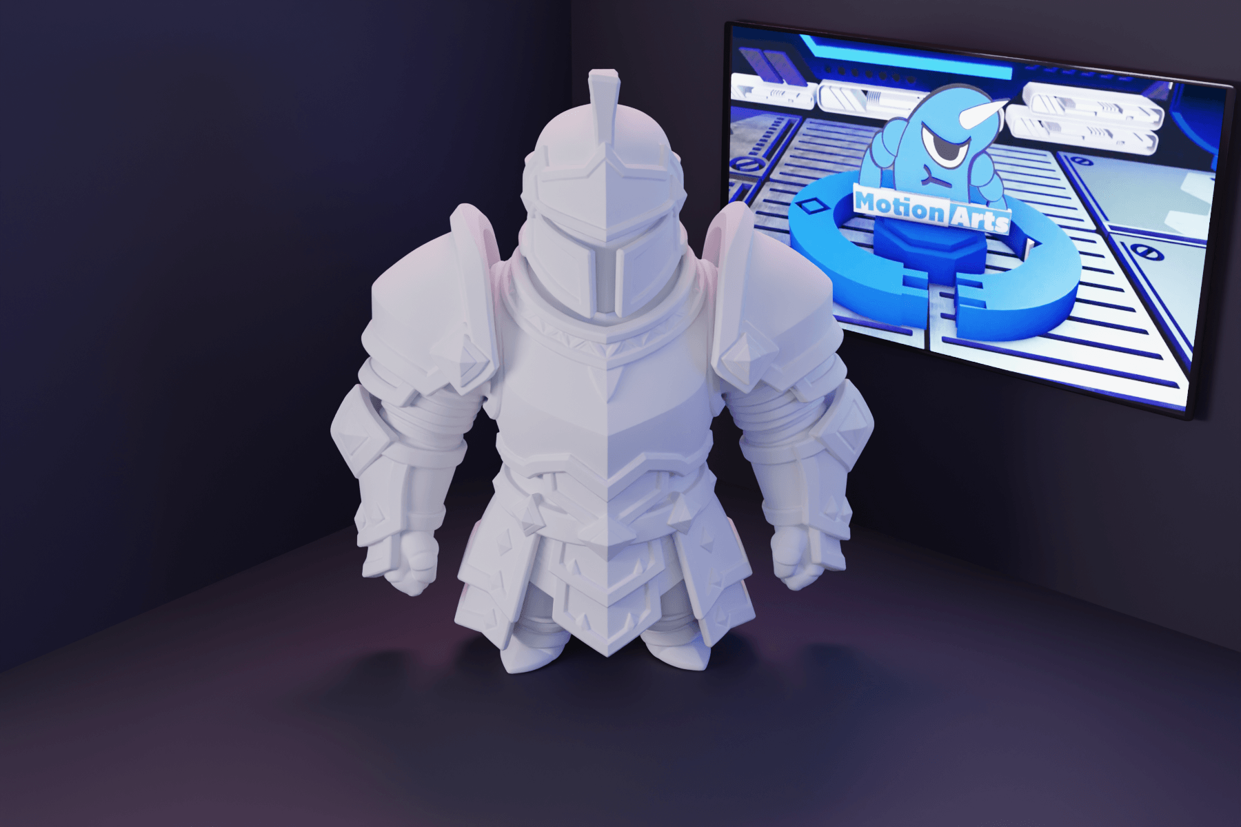 Cavaleiro medieval anão.stl 3d model