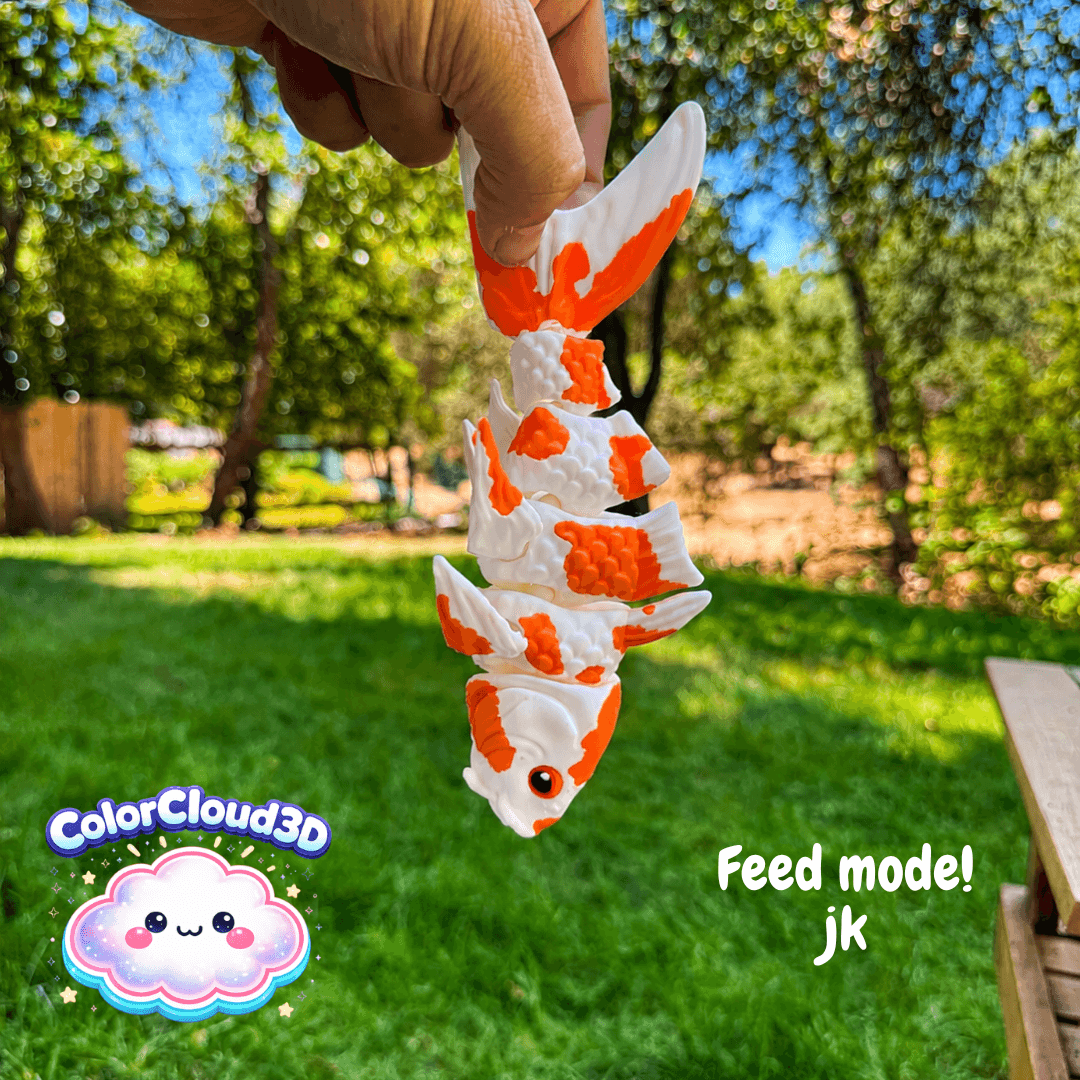 Koi Fish - Articulated Realistic Model 3d model
