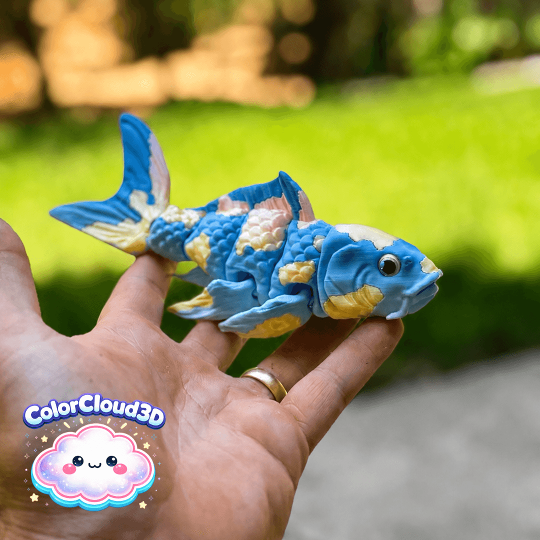 Koi Fish - Articulated Realistic Model 3d model