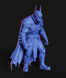Dark Knight Warrior STL | Figurine 3D Print | HighDetail 3d model