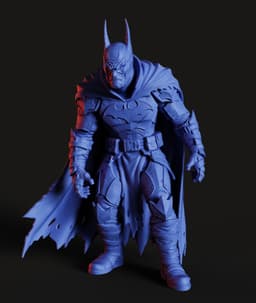 Dark Knight Warrior STL | Figurine 3D Print | HighDetail 3d model