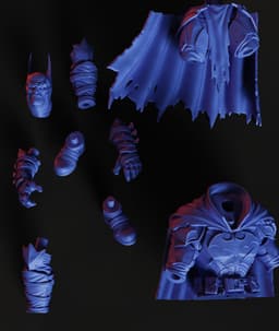 Dark Knight Warrior STL | Figurine 3D Print | HighDetail 3d model