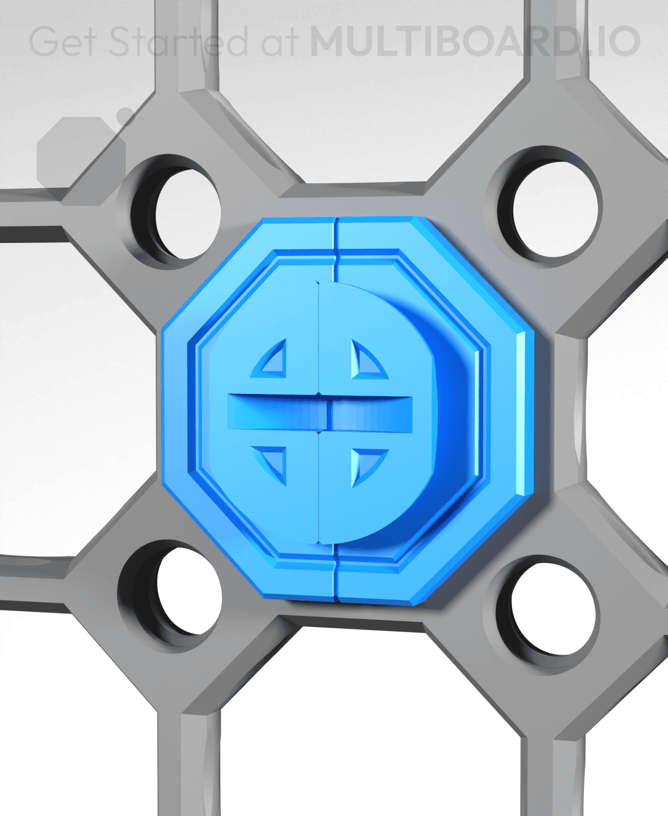 Large Thread - Fix Point (Folded) 3d model