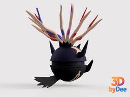Xerneas Poke Ball 3d model