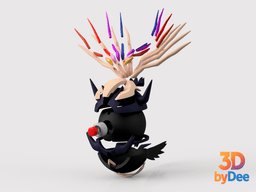 Xerneas Poke Ball 3d model