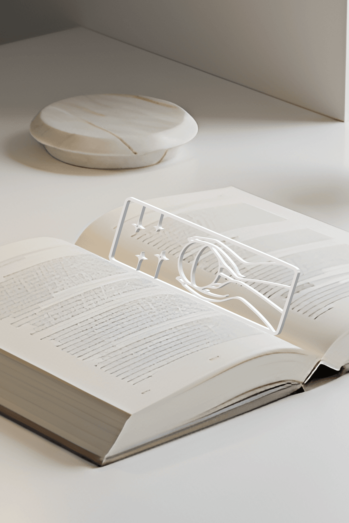 Universe Bookmark, Gift Idea 3d model