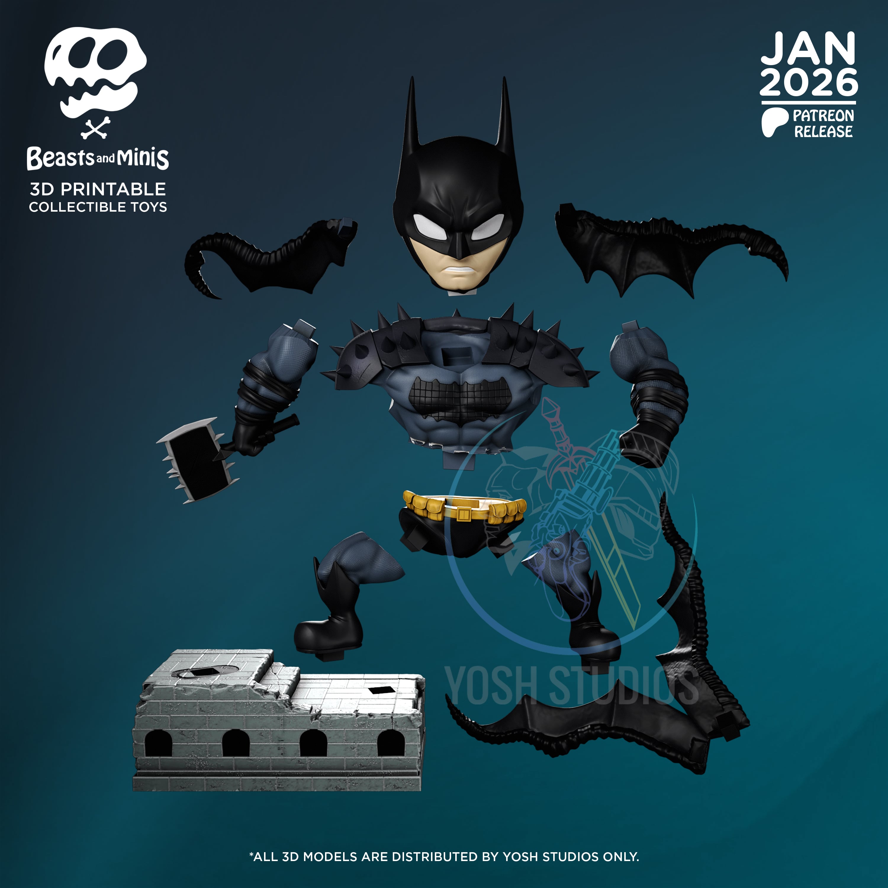 Absolute Detective 3D Printer File STL 3d model