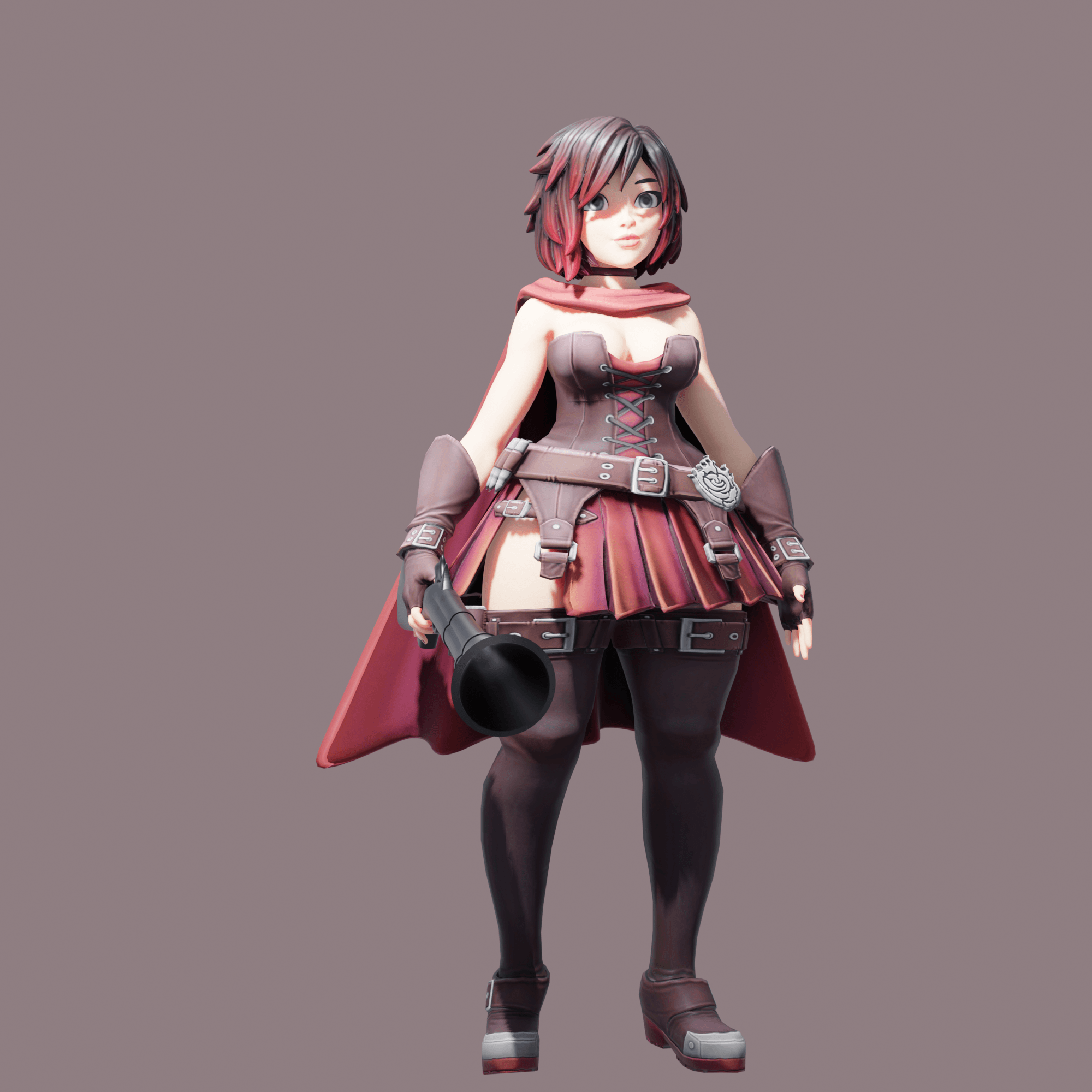 Ruby Rose v2 3d model