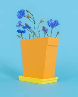 Flatland // Classic Pot 3d model