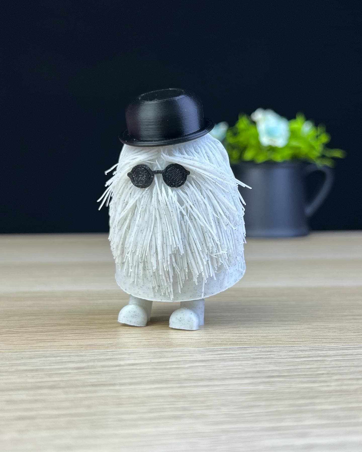 Cousin Itt with little legs 3d model