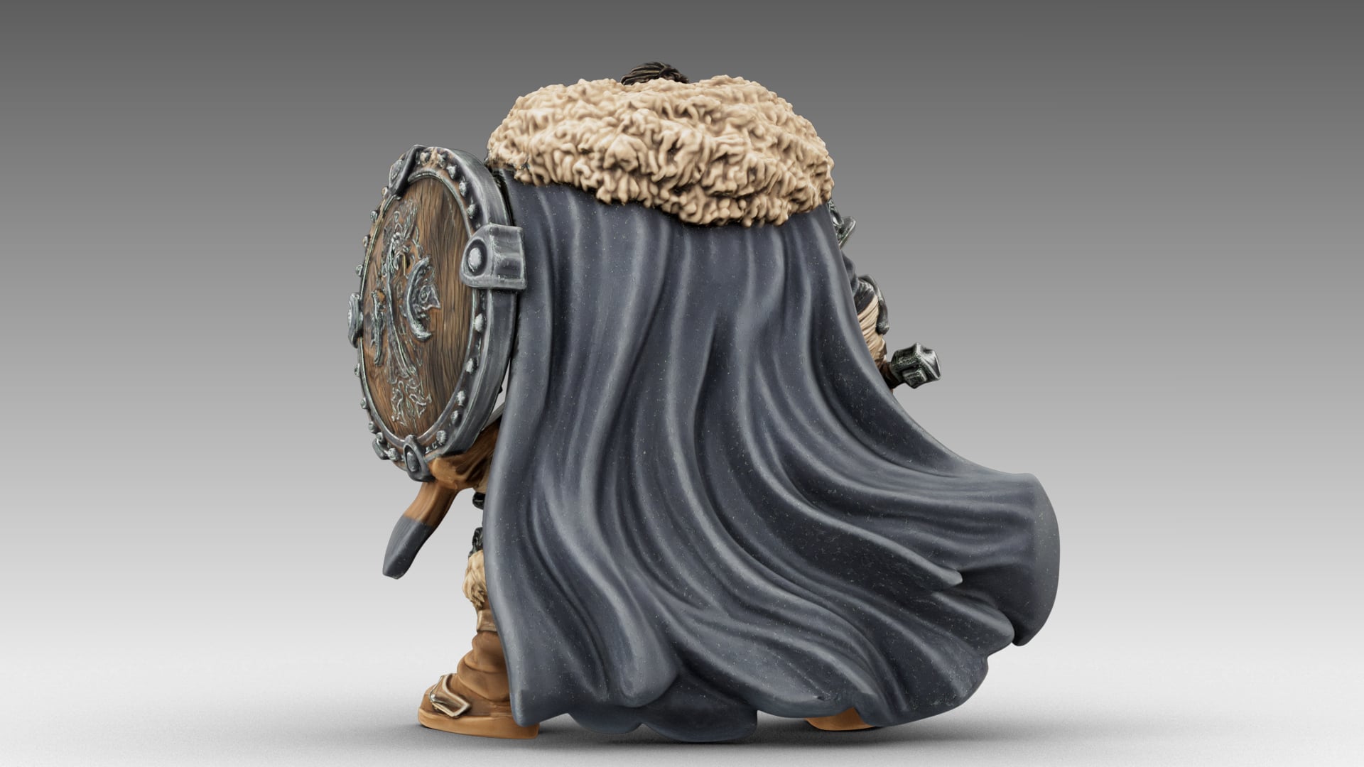 Bearded Warlord 3d model