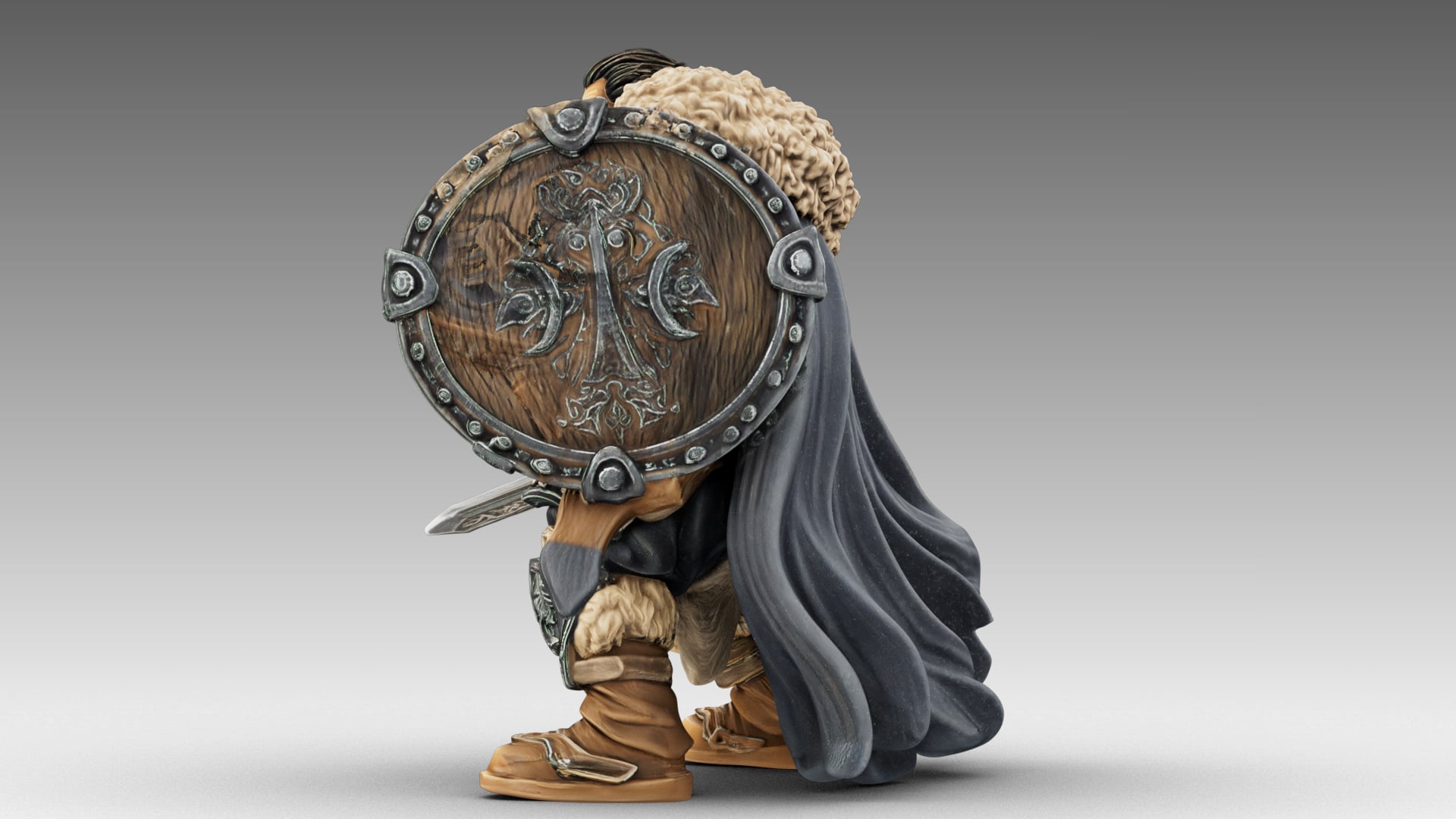 Bearded Warlord 3d model