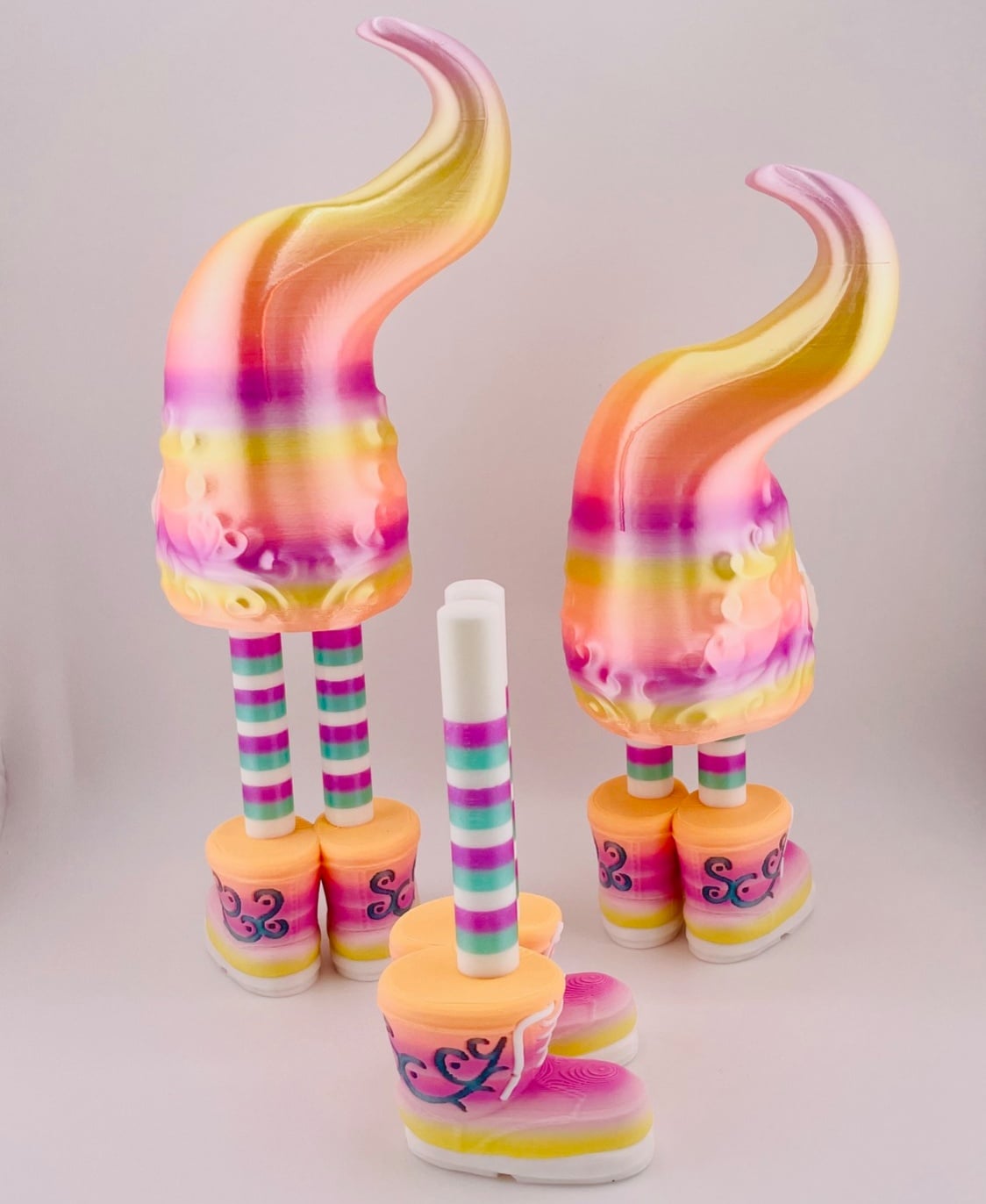 Fancy Long Legs Boy Gnome 3d model