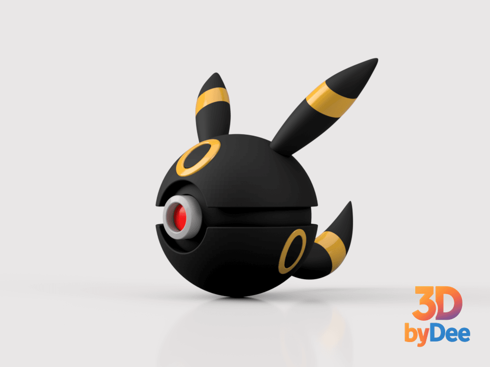 Umbreon Poke Ball 3d model
