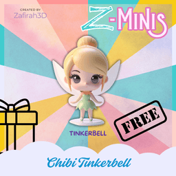 Z-Minis Tikerbell for free 3d model