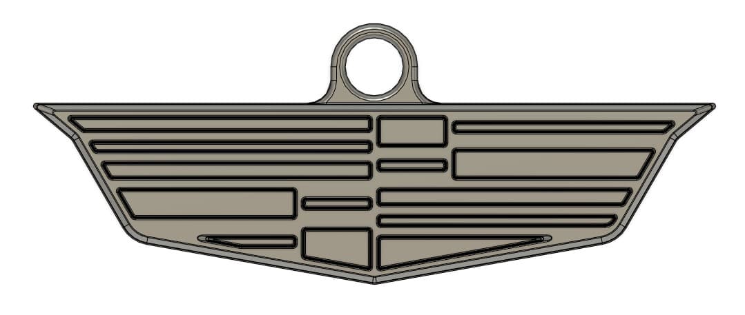 CADILLAC ORNAMENT.stl 3d model