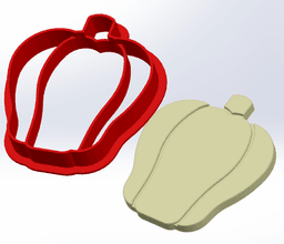 Veggie Cookie Cutter 3d model