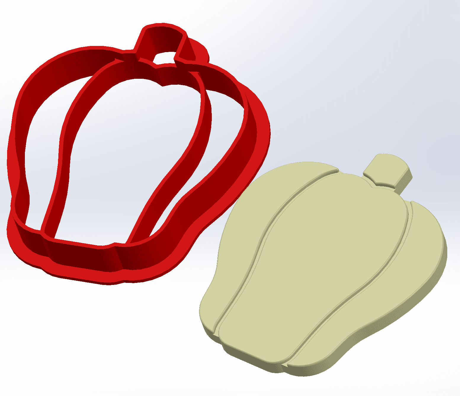 Veggie Cookie Cutter 3d model