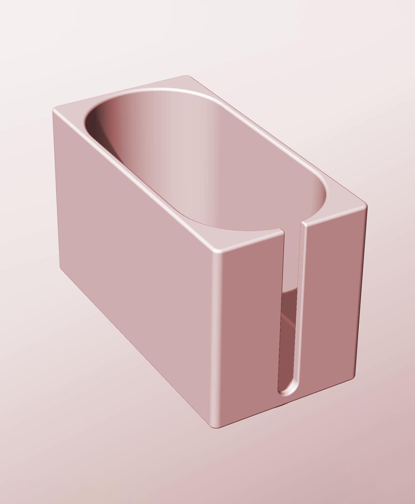 CX68-90-SS Stacking slotted component box bin for makers 3d model