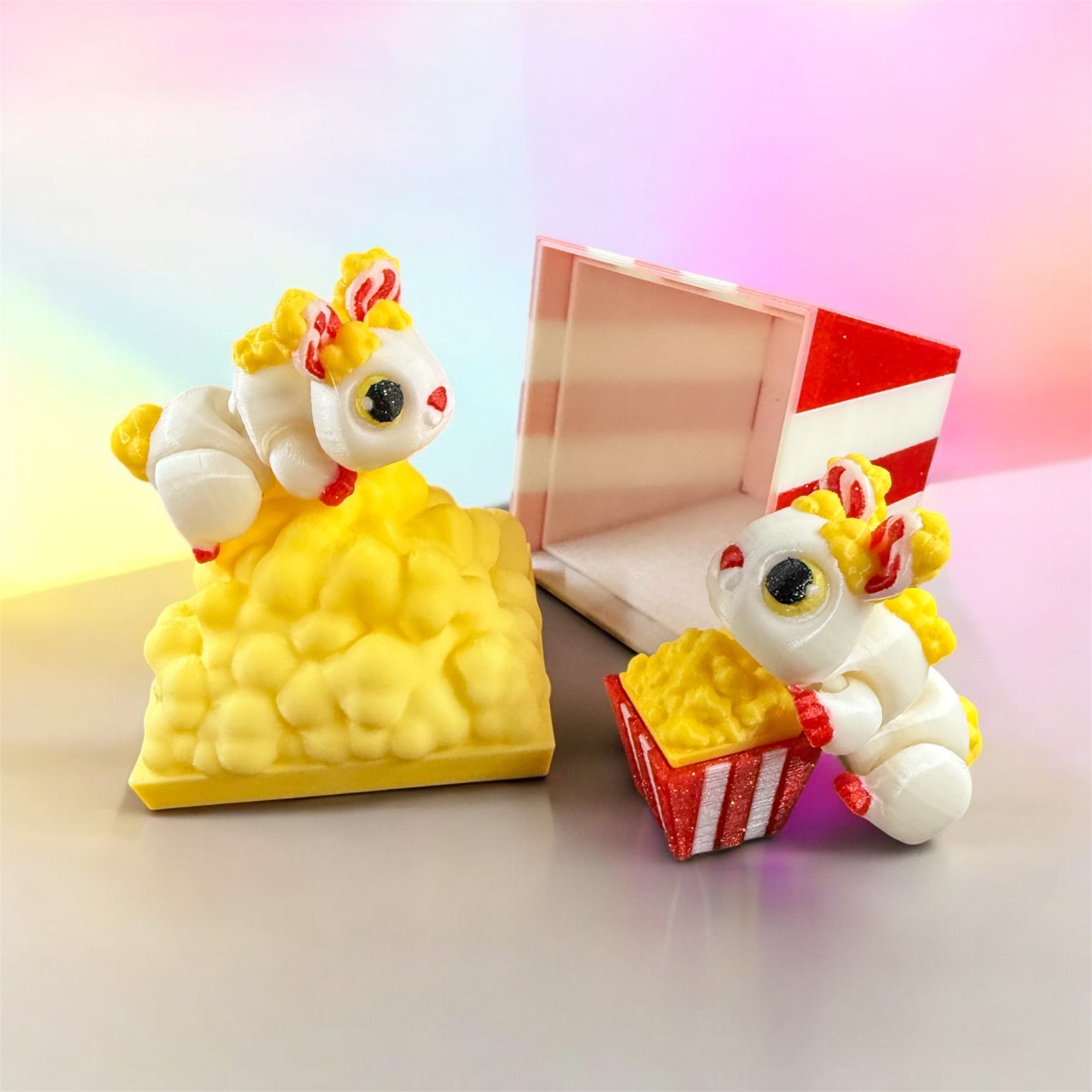 Hopcorn Bunny - Popcorn Box - Popcorn Clicker 3d model