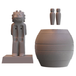 Philippine Barrel Woman 3d model