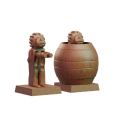 Philippine Barrel Woman 3d model