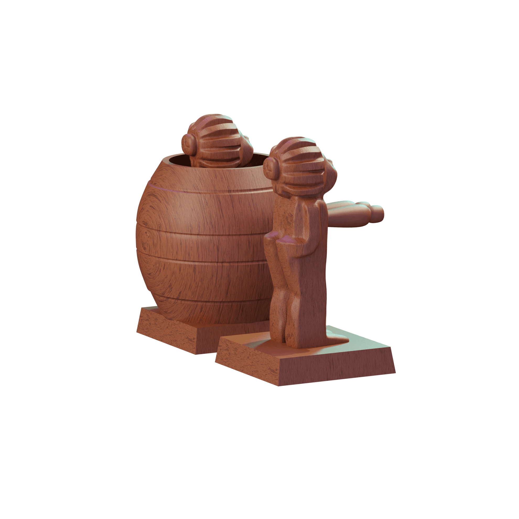 Philippine Barrel Woman 3d model
