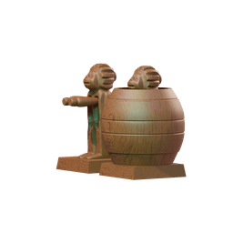 Philippine Barrel Woman 3d model