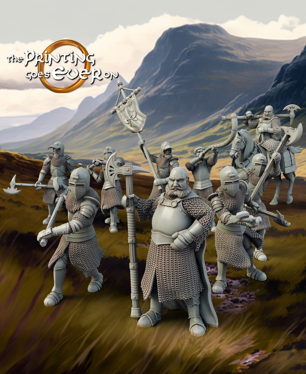Axemen – Warband 3d model