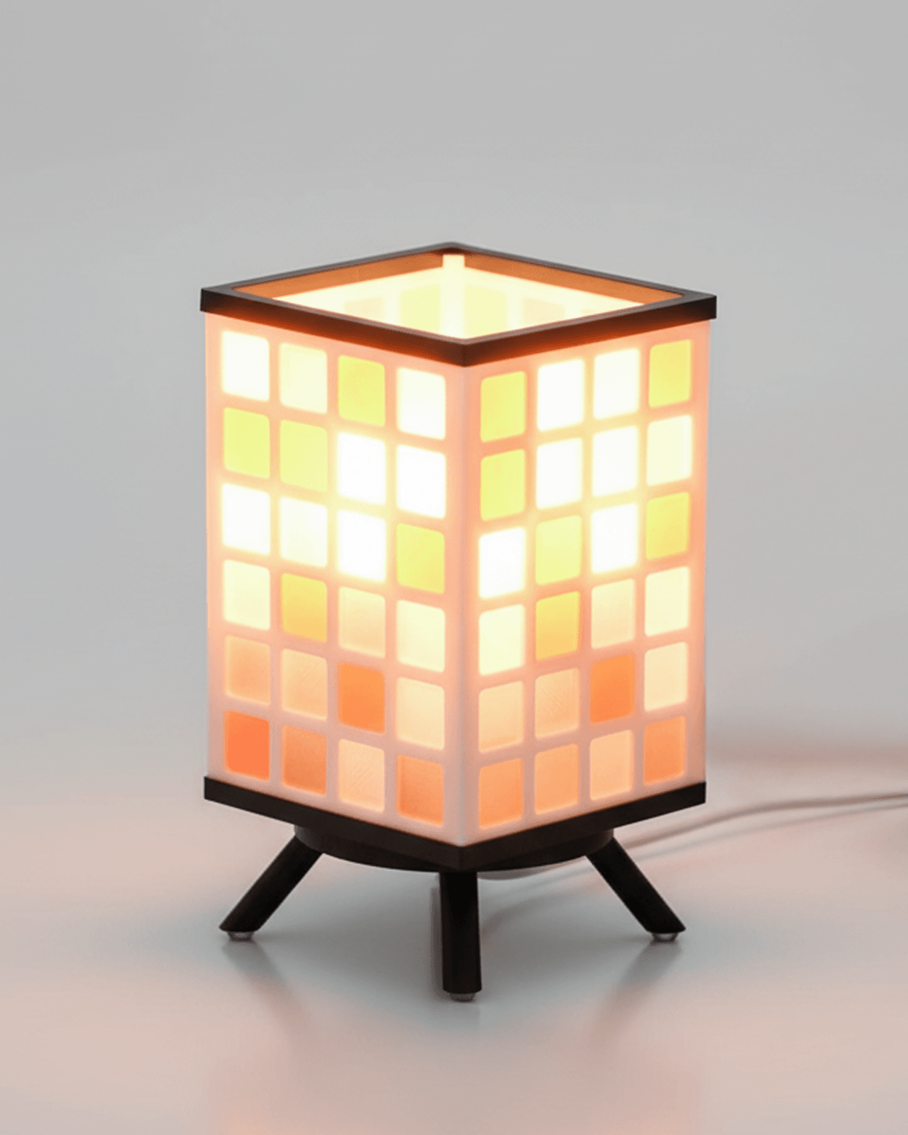 Vintage mosaic lamp 3d model