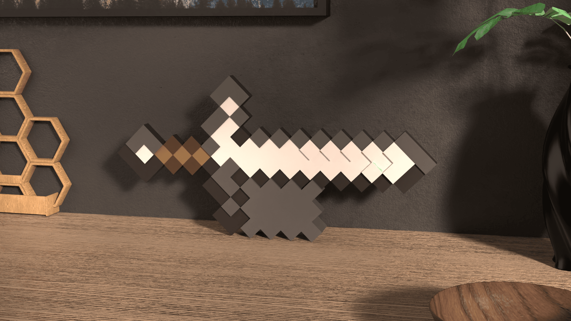 Swords +Stand 3d model