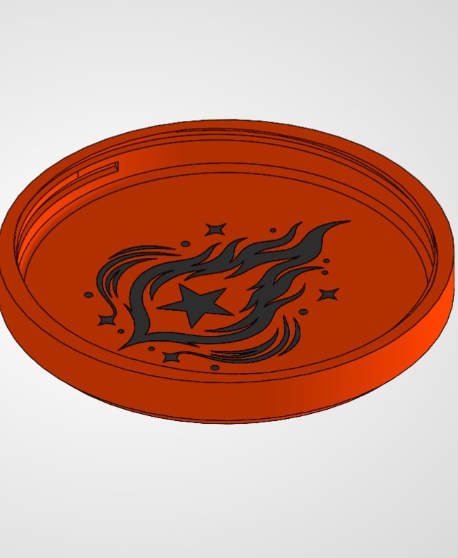 Dice Container Tray Threaded Bundle 3d model