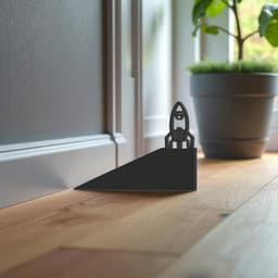Door Stop, Rocket Door Stopper, Door Back, 2 Different Models 3d model