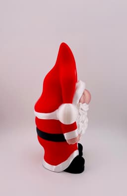 Santa Gnome with Bag of Gifts 3d model