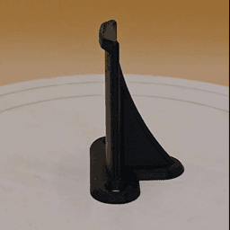 simple design headphone stand 3d model