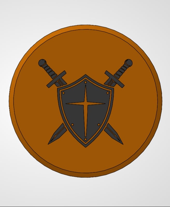 Fighter Dice Container And Tray Threaded 3d model