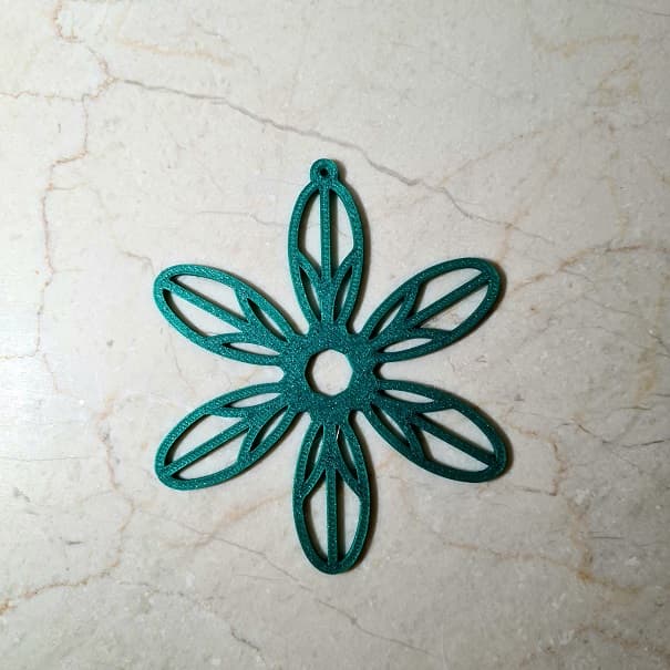 snowflake 3d model