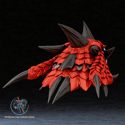 Rathalos helmet 3d Printer File STL 3d model