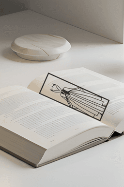 Lady Vampire Bookmark, Creative Bookmark, Gift Idea 3d model