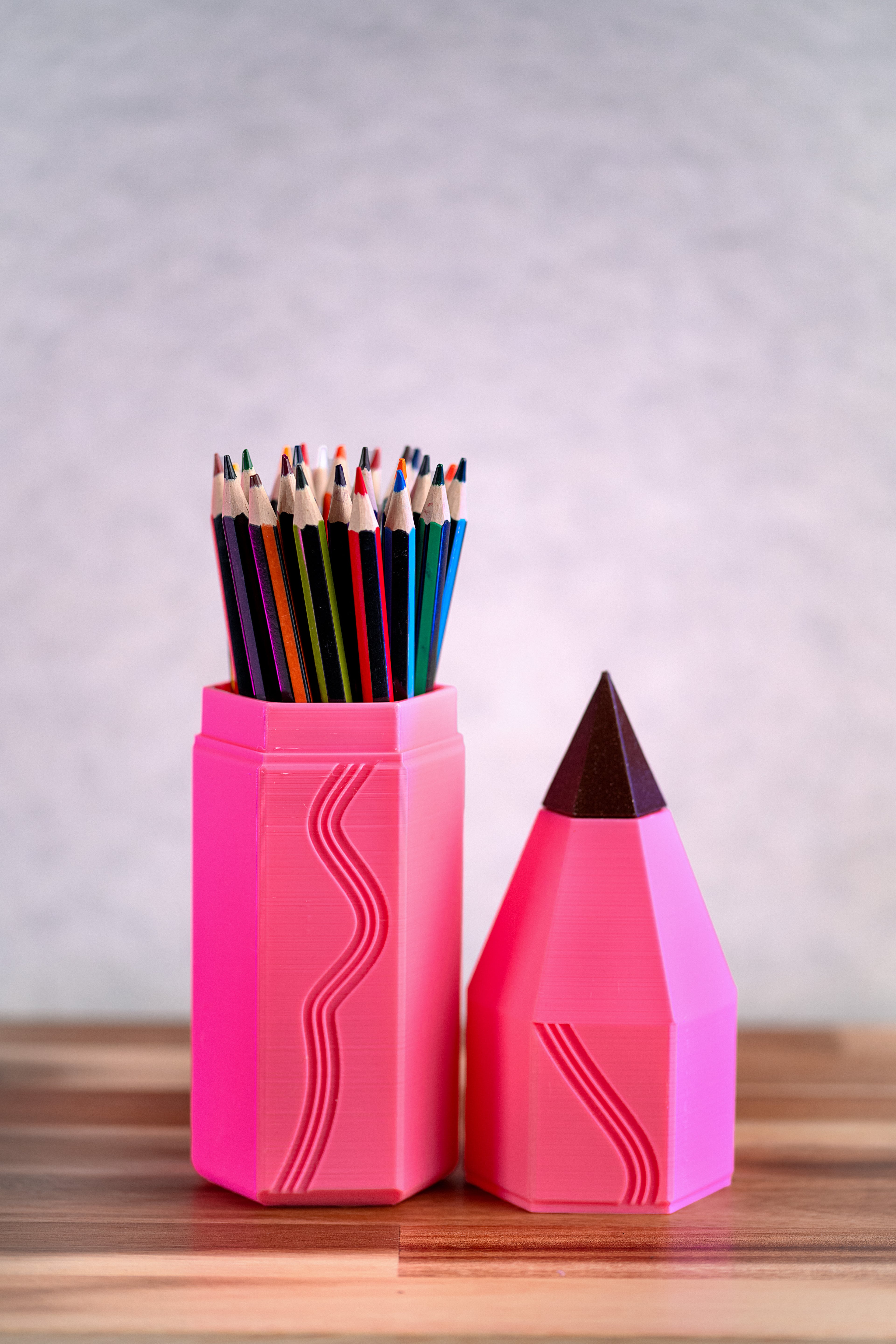 Color Pencil Box 3d model