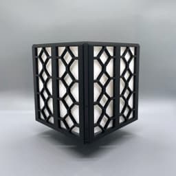 Light/Planter Box "Mata" Pattern 3d model