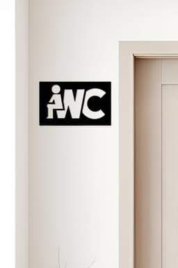 WC, Toilet Sign, Restroom 3d model